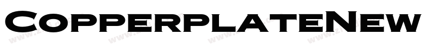 CopperplateNew Black字体转换